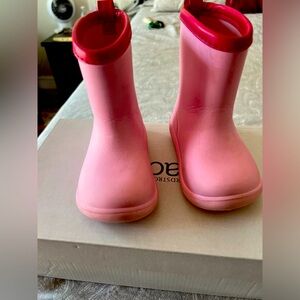 Pinky little girl mud boots size 24
